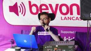Beaumont student djing live for Beyond Radio