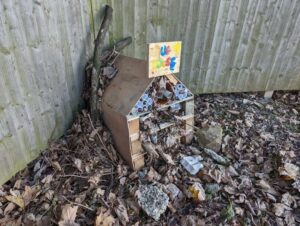 Bug hotel made by Beaumont students