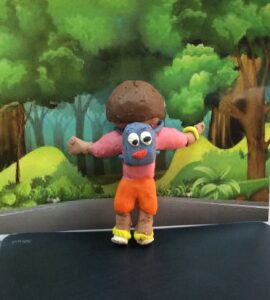 Dora the explorer art piece made by student