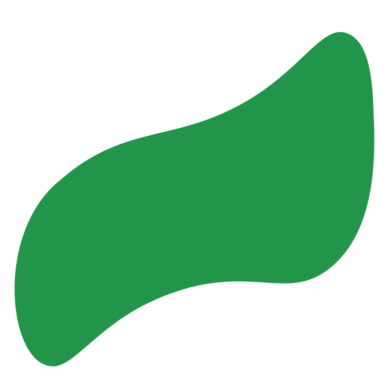 Dark green shape
